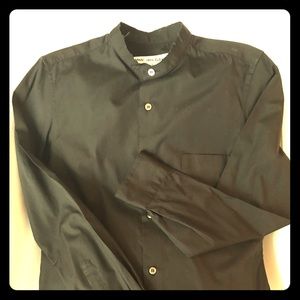 comme des garçon stand  collar shirts